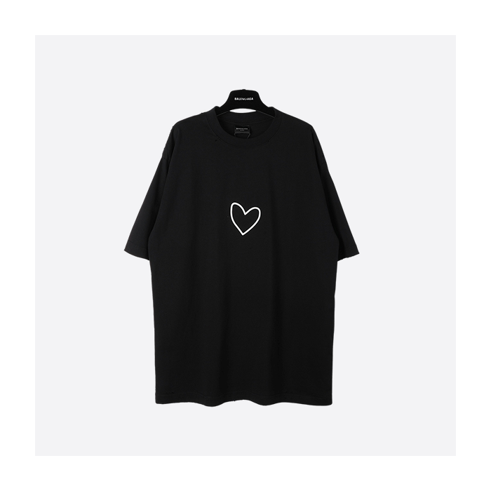 バレンシアガ ラブハート Tシャツ